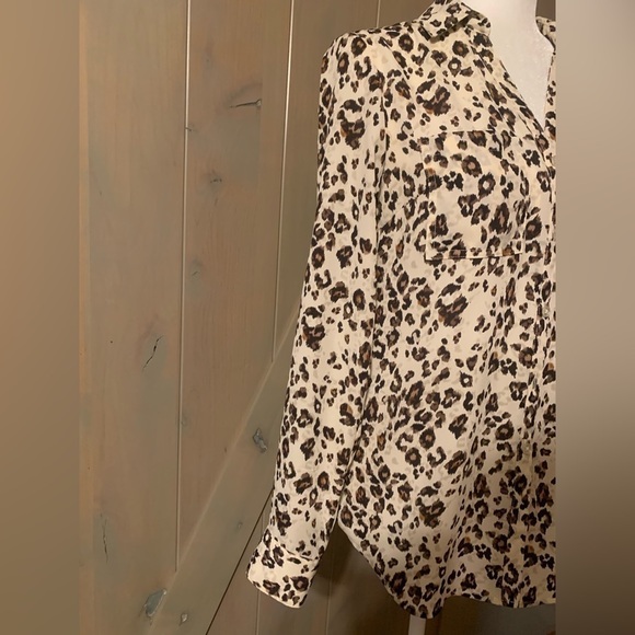 Maurice’s Blouse Size XS Leopard Print - Picture 5 of 8
